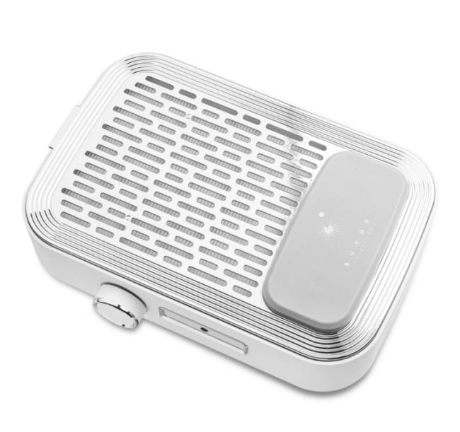 ВИТЯЖКА ДЛЯ МАНІКЮРУ С НЕРА ФІЛЬТРОМ BUCOS CYCLONE V3-B НА 100W З АКУМУЛЯТОРОМ