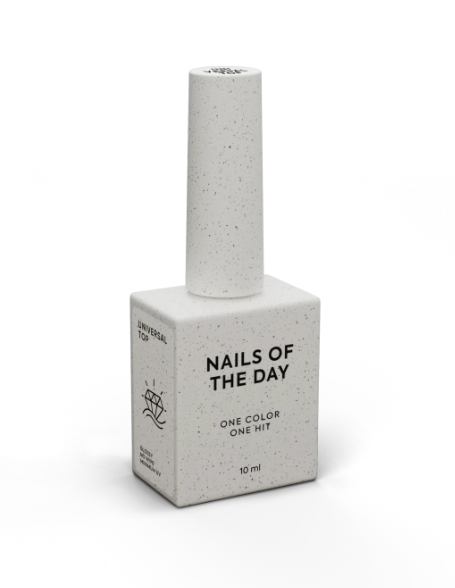 NAILSOFTHEDAY Universal top — глянцевий топ без липкого шару з мінімальним вмістом уф-фільтрів, 10 мл