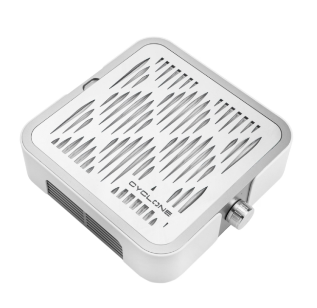 ВИТЯЖКА ДЛЯ МАНІКЮРУ ТА ПЕДИКЮРУ З НЕРА ФІЛЬТРОМ BUCOS CYCLONE X SILVER 60W