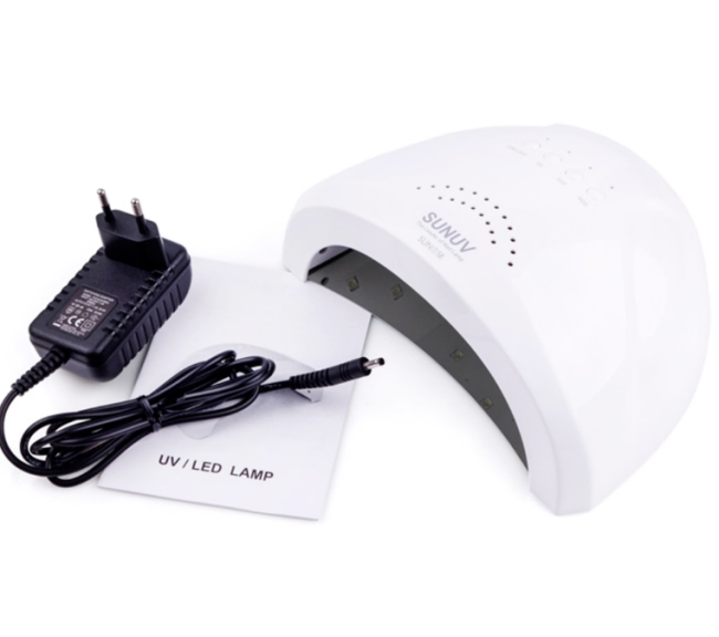 Лампа для манікюру UV/LED SUNUV SUN 1 48W WHITE Оригінал