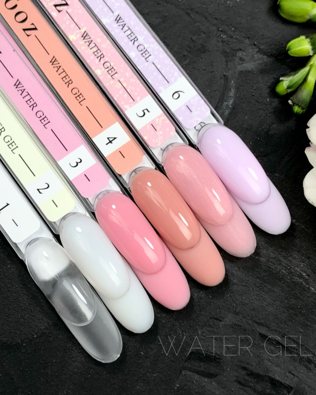 Crooz Water Gel 5 — рожевий гель з шимером, 15мл