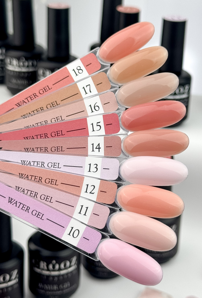 Crooz Water Gel 14 - Персиково-бежевий гель, 15мл
