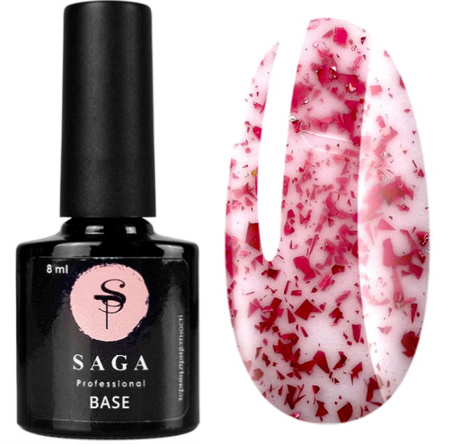 Top Saga Leaf Red с красными хлопьями, 8 мл