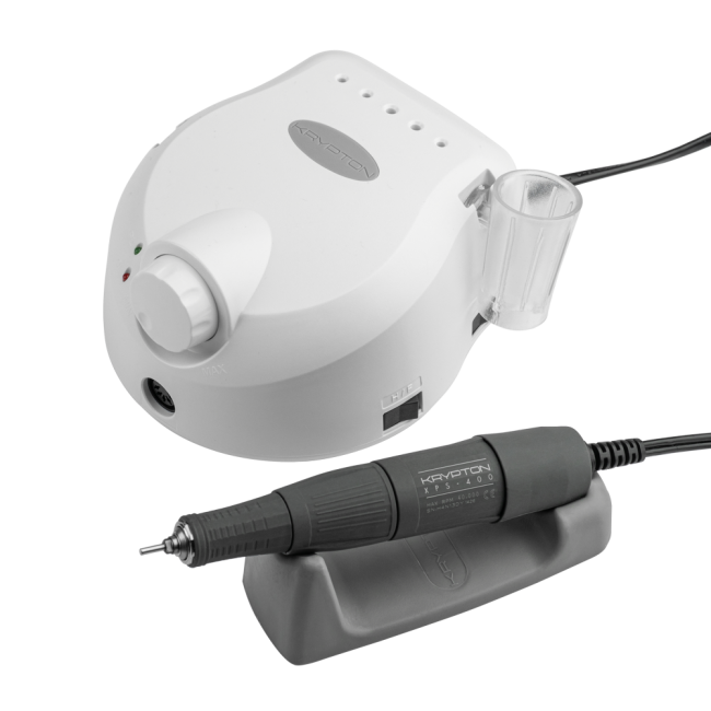 Фрезер KRYPTON XPS-400 WHITE/GRAY на 65 вт. та 40000 об. для манікюру та педикюру Фрезер KRYPTON XPS-400 WHITE/GRAY на 65 вт. та 40000 об. для манікюру та педикюру