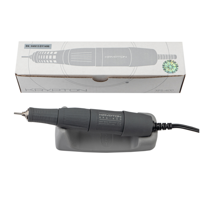 Фрезер KRYPTON XPS-400 WHITE/GRAY на 65 вт. та 40000 об. для манікюру та педикюру Фрезер KRYPTON XPS-400 WHITE/GRAY на 65 вт. та 40000 об. для манікюру та педикюру