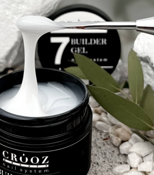 CROOZ Builder Gel №7 Milk, Гель для нарощування та зміцнення нігтів 