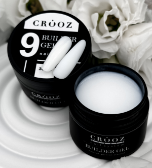 CROOZ Builder Gel №9 Shimmer Milk, Гель для нарощування та зміцнення нігтів 