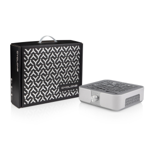 ВИТЯЖКА CYCLONE X3 SILVER 72W ДЛЯ МАНІКЮРУ ТА ПЕДИКЮРУ З НЕРА ФІЛЬТРОМ