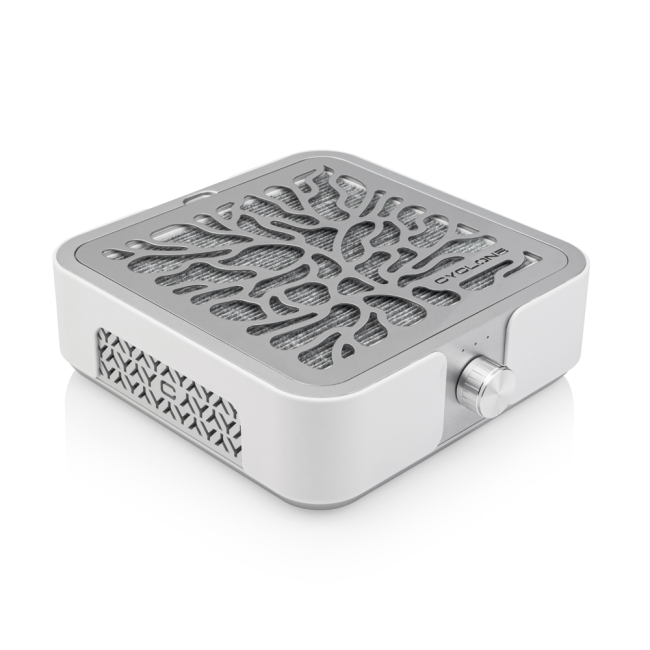 ВИТЯЖКА CYCLONE X3 SILVER 72W ДЛЯ МАНІКЮРУ ТА ПЕДИКЮРУ З НЕРА ФІЛЬТРОМ