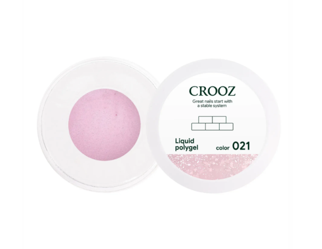 Crooz Liquid Polygel №021— рідкий полігель для нігтів