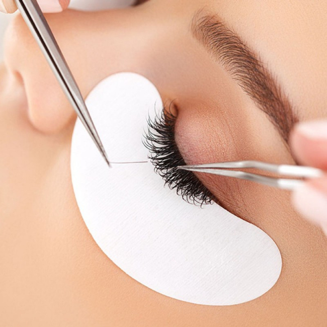 Патчі під очі на гідрогелі для ламінування і нарощування вій, 50шт