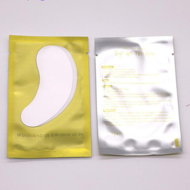 Патчі під очі на гідрогелі для ламінування і нарощування вій, 50шт