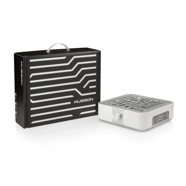 Витяжка MUSSON X3 SILVER на 72 вт. для манікюру та педикюру Витяжка MUSSON X3 SILVER на 72 вт. для манікюру та педикюру