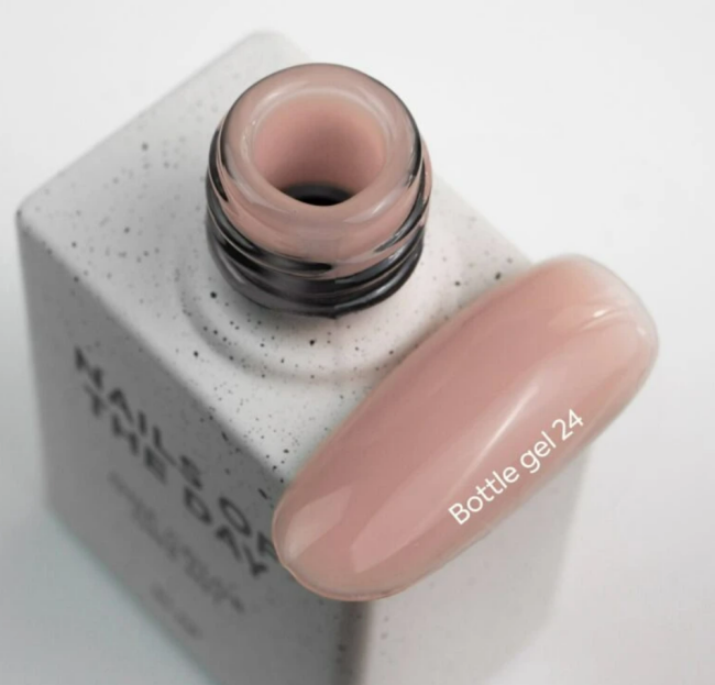 NAILSOFTHEDAY Bottle gel 24 – нюдовий гель для укріплення нігтів, 10 мл